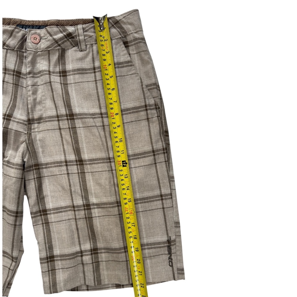 O'Neill Flat Front Plaid Casual Shorts Men's 36 Beach Preppy Vacation Outdoors - Picture 8 of 11
